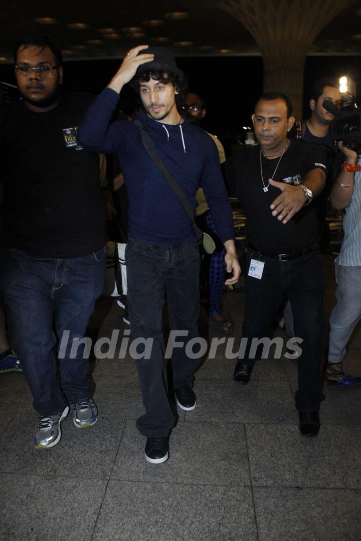 Tiger Shroff Snapped at Airport