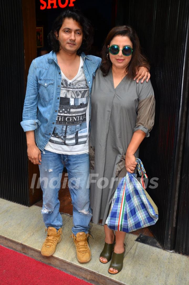 Farah Khan and Shirish Kunder attends Special Premier of film 'Kriti'