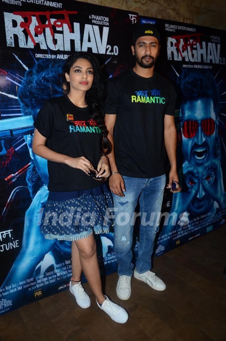 Vicky Kaushal and Sobhita Dhulipala at Special Screening of 'Raman Raghav 2.0'