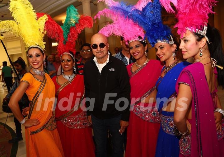 Celebs Arrive at 'IIFA Awards' in Madrid: Anupam Kher