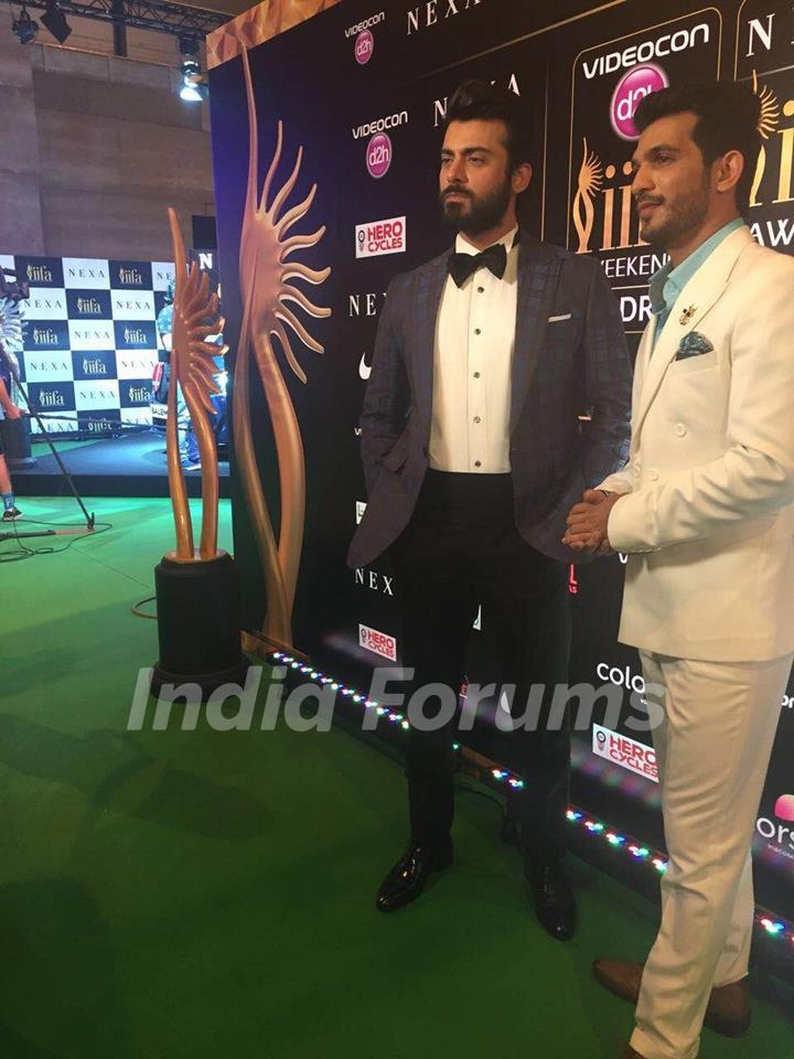 Arjun Bijlani & Fawad Khan Celebs at IIFA AWARDS