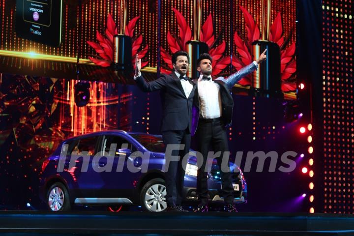 Anil Kapoor and and Ranveer Singh at Star Studded 'IIFA AWARDS 2016'