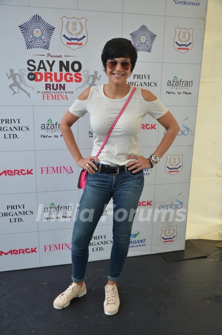 Mandira Bedi at 'Say No To Drugs' Marathon