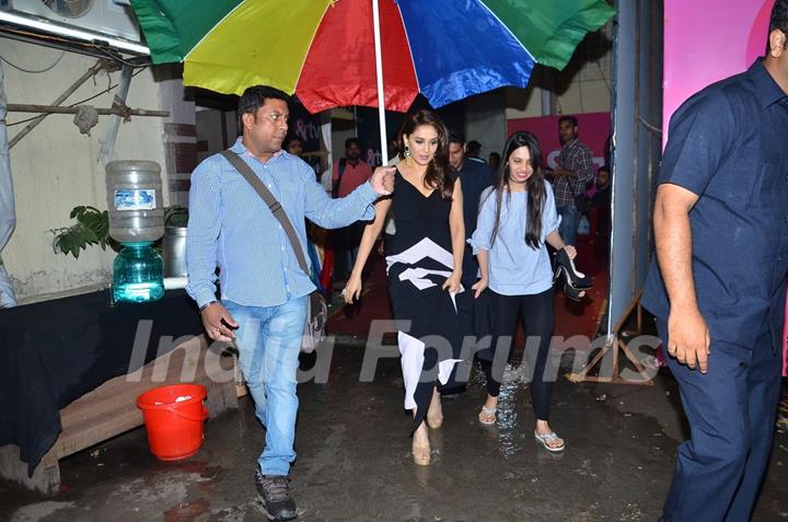 Madhuri Dixit Nene Snapped at Filmistan Studio