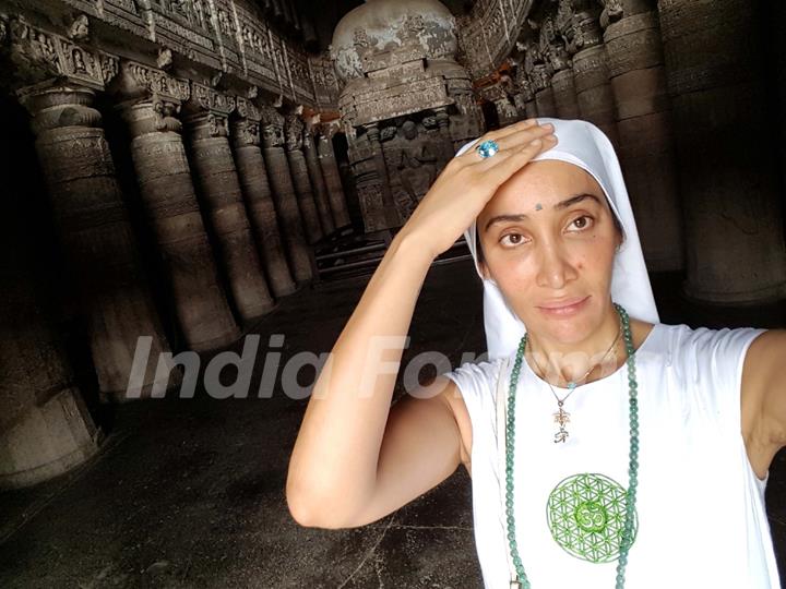 Gaia Mother Sofia Hayat on spiritual journey to Ajanta Ellora in Aurangabad