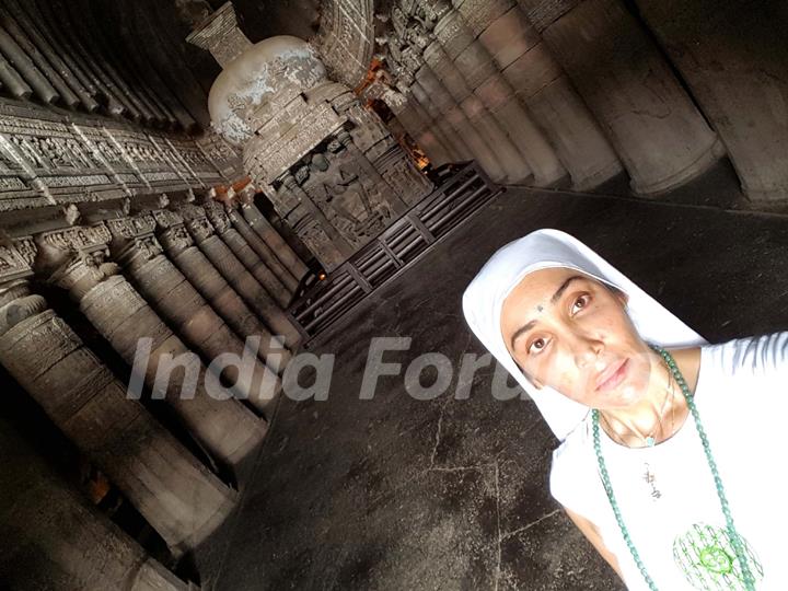 Gaia Mother Sofia Hayat on spiritual journey to Ajanta Ellora in Aurangabad