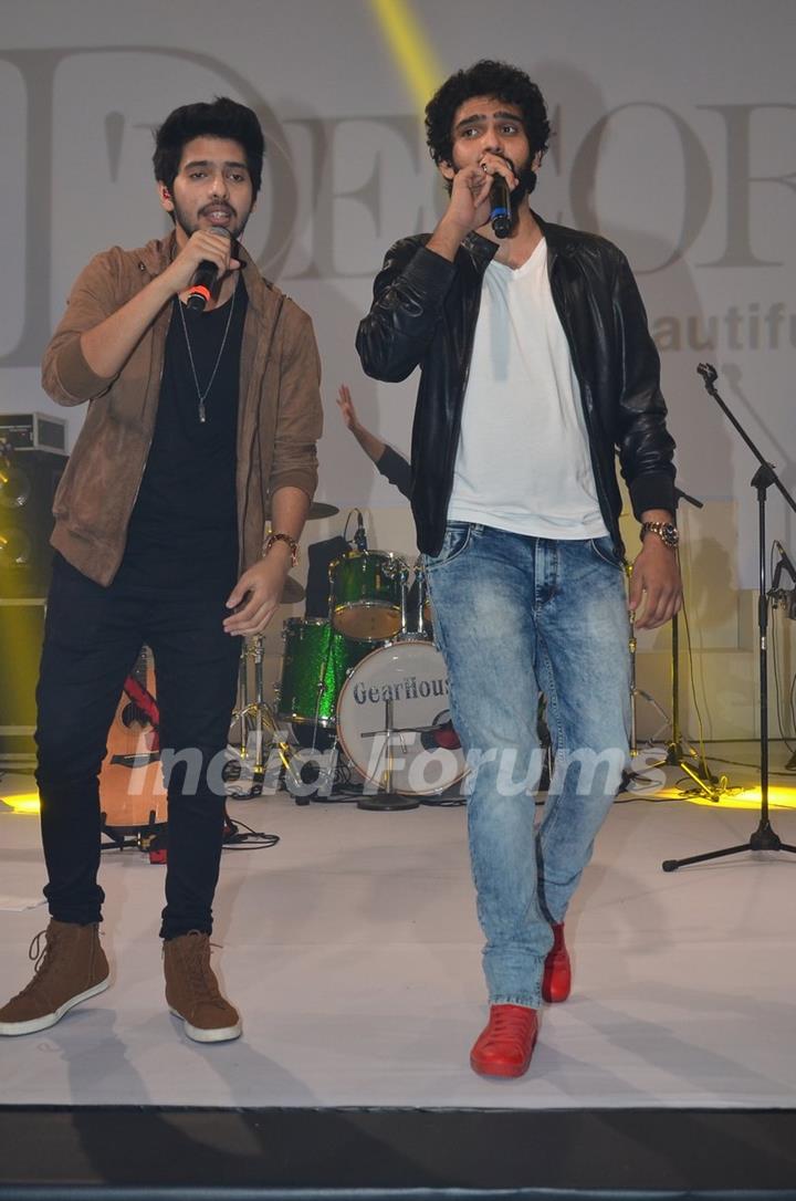 Amaal Mallik and Armaan Malik at D'Decor Event