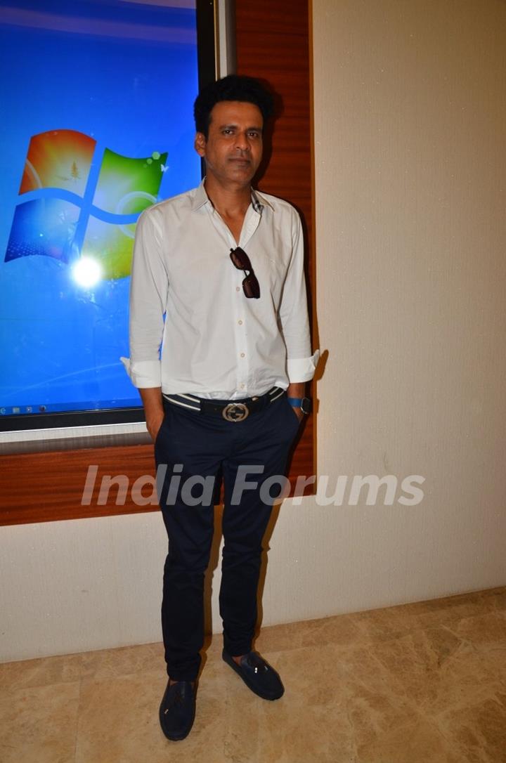 Manoj Bajpayee at Press Meet of Short Film 'Kriti'