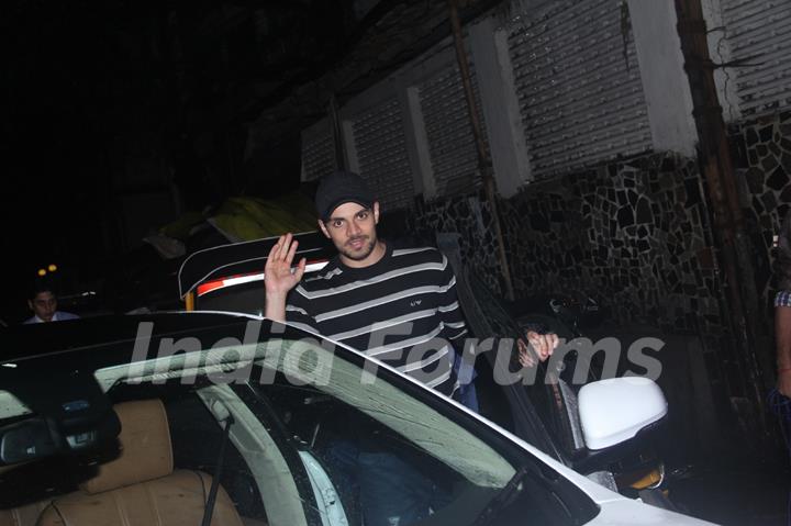 Sooraj Pancholi Snapped at Corner House