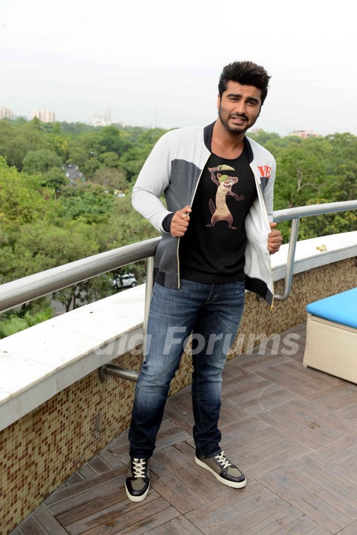 Arjun Kapoor Promotes 'Ice Age 5' in Delhi