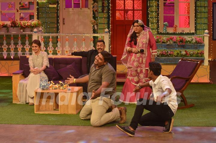 Salman Khan and Anushka Sharma Promotes 'SULTAN' with Ali Asgar on 'The Kapil Sharma Show'