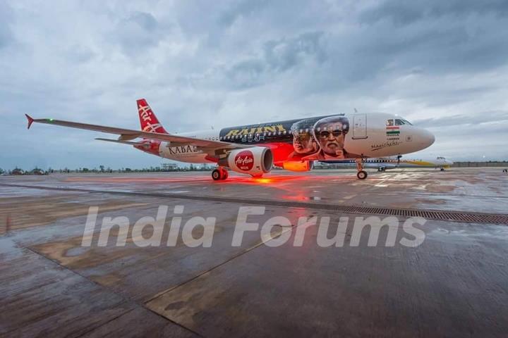 Kabali's unique style of promotion- Air Aisa promotes 'Kabali'