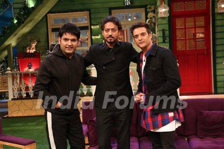 Irrfan Khan, Jimmy Shergill and Kapil Sharma Promotes 'Madaari' on 'The Kapil Sharma Show'