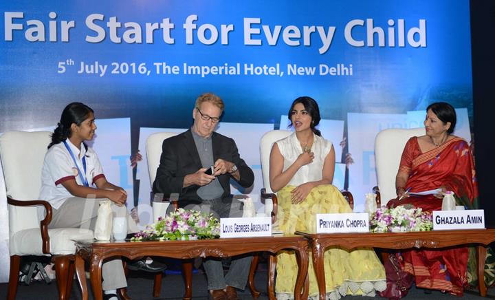 Priyanka Chopra at 'Fair Start Campaign' by UNICEF