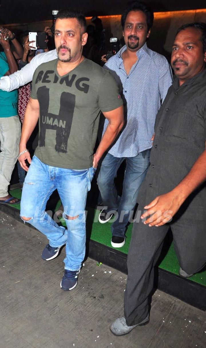 Salman Khan at Special Screening of 'SULTAN'