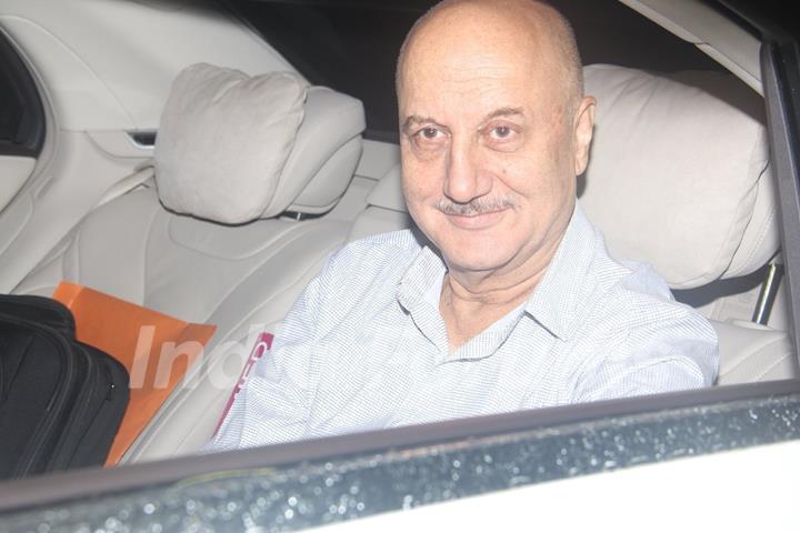 Anupam Kher at Special Screening of 'SULTAN'