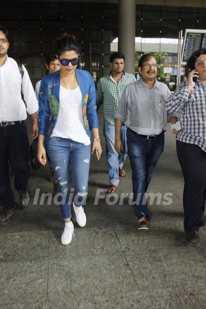 Priyanka Chopra spotted at Airport