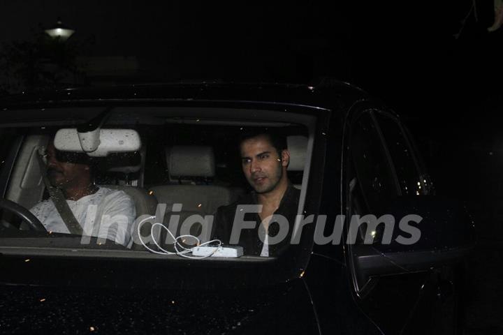 Varun Dhawan at Special Screening of 'SULTAN'