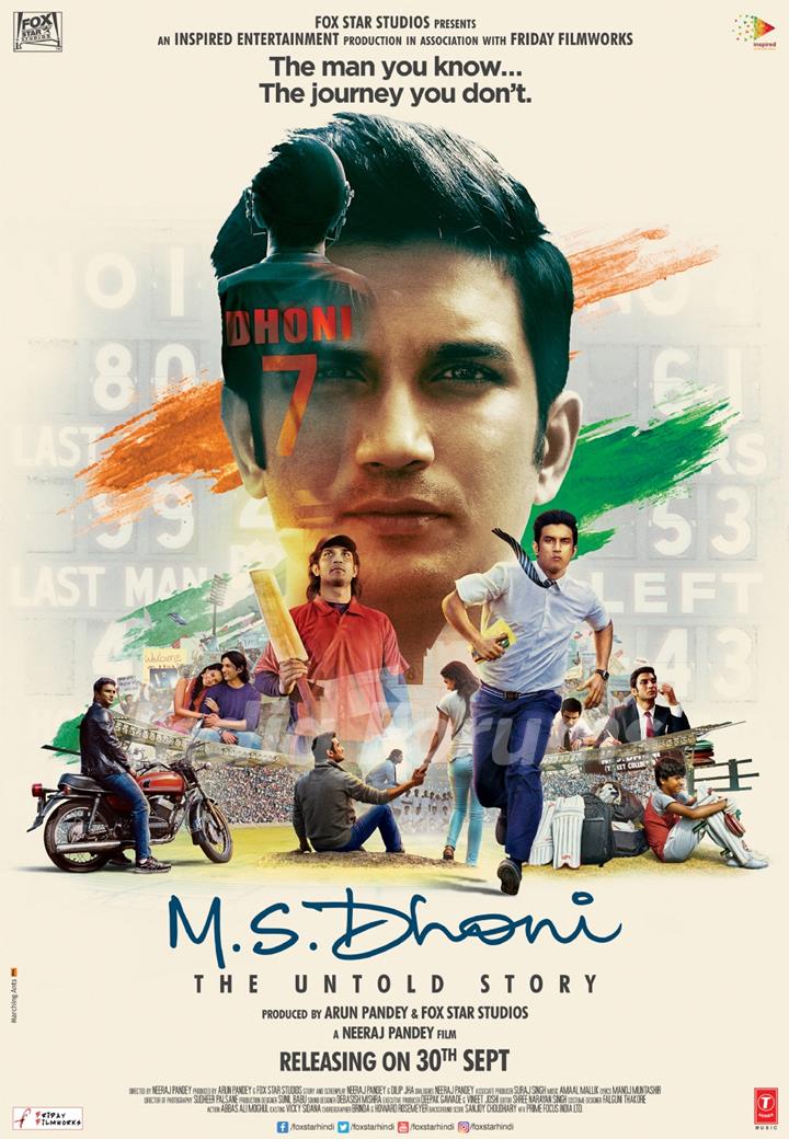 First poster of M.S.Dhoni: The Untold Story