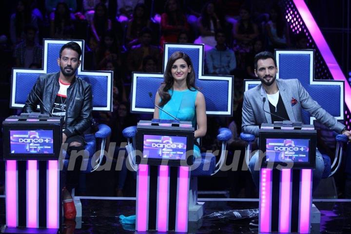 Punit J Pathak, Shakti Mohan and Dharmesh Yelande judging at Dance + Season 2