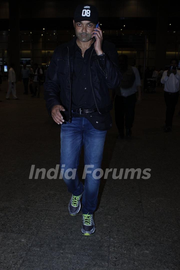 Bobby Deol snapped at airport