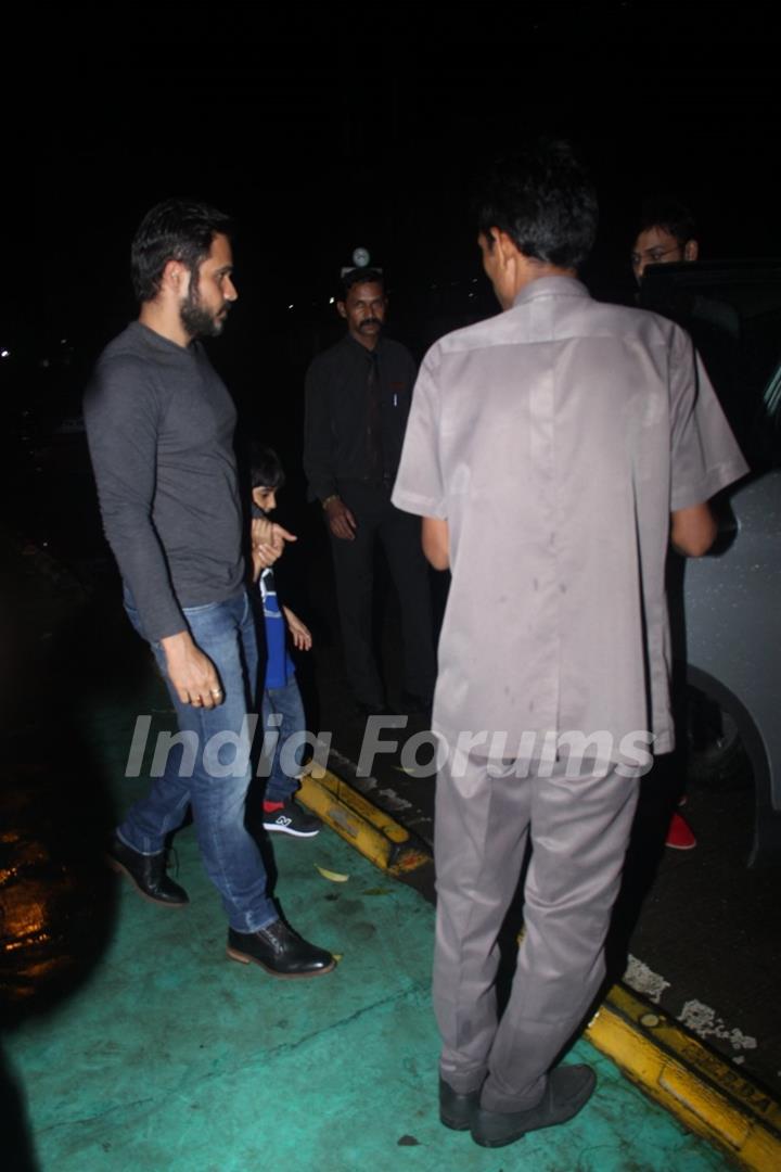 Emraan Hashmi snapped in BKC post dinner!