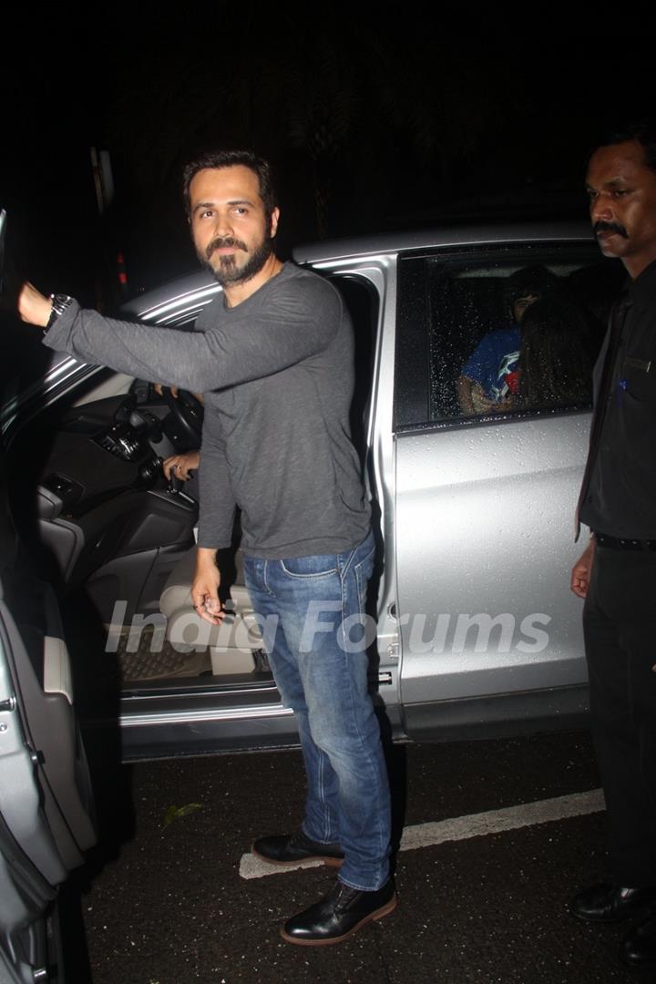 Emraan Hashmi snapped in BKC post dinner!