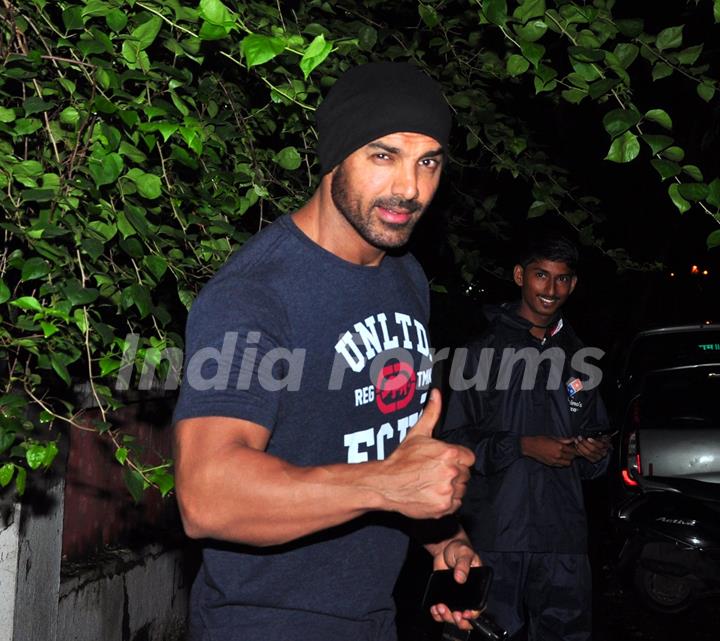 John Abraham snapped post screening of 'Dishoom'