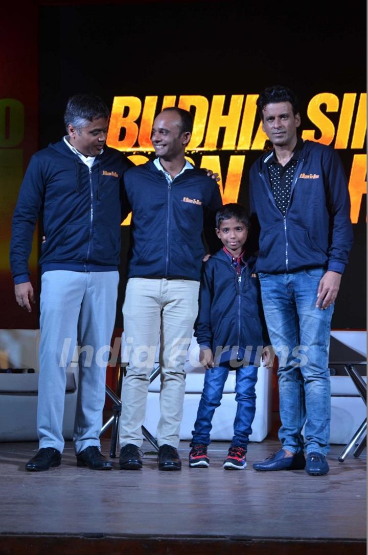 Manoj Bajpayee at Launch of Anthem of film Budhia Singh - Born To Run