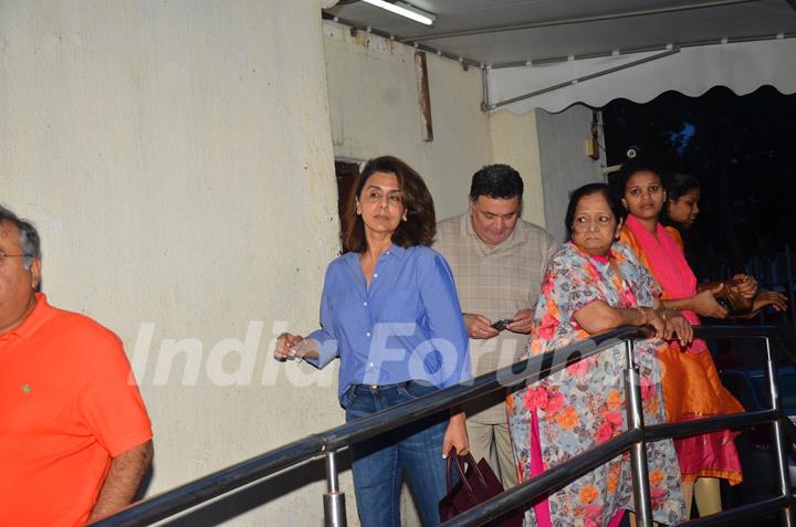 Rishi Kapoor and Neetu Singh Snapped!