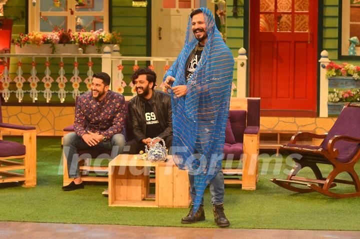 Riteish, Aftab and Vivek for Promotions of 'Great Grand Masti' on 'The Kapil Sharma Show'