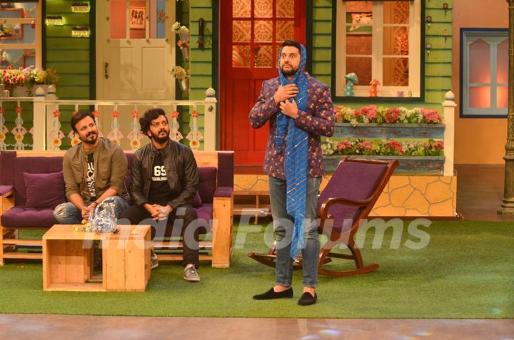 The 'girl' Aftab - Promotions of 'Great Grand Masti' on 'The Kapil Sharma Show'