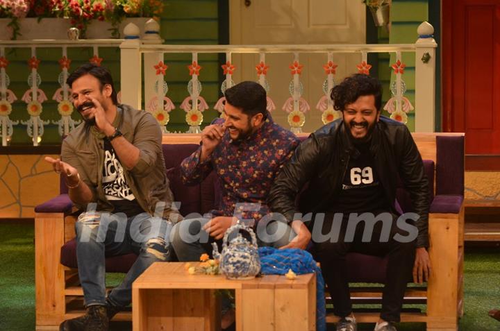 'Great Grand Masti' cast on 'The Kapil Sharma Show' for promotion of the film