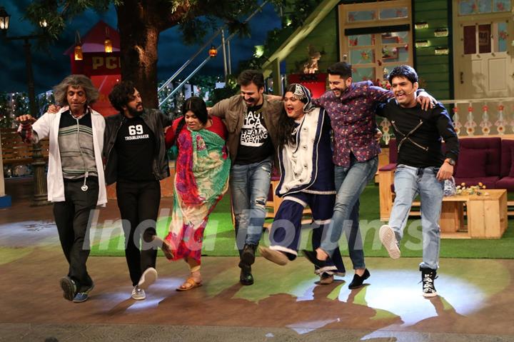 Vivek, Riteish, Kapil, Kiku, Sunil and Aftab Promotes 'Great Grand Masti' on 'The Kapil Sharma Show'