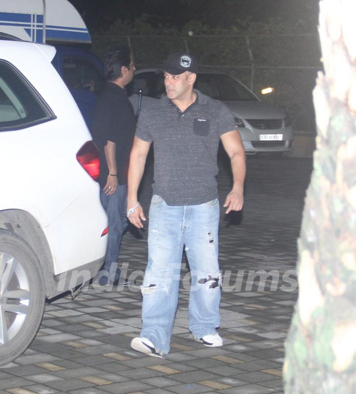 Salman Khan at Arpita Khan's Bash!