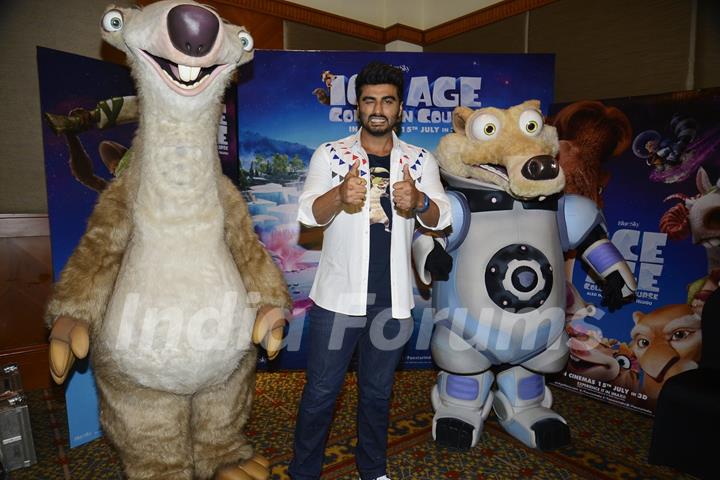 Arjun Kapoor promotes 'Ice Age'