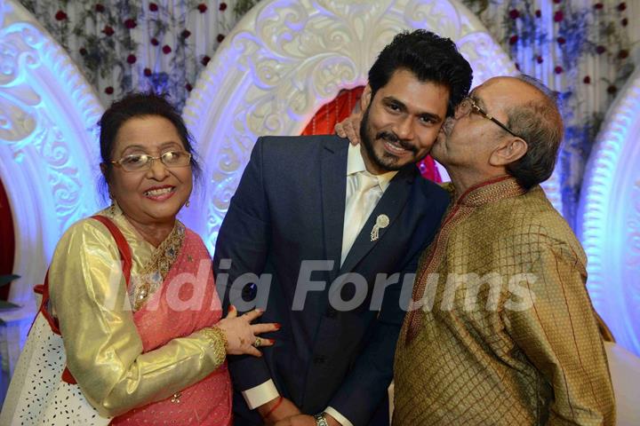 Fiance Avinash Dwivedi at Sambhavna Seth Marriage Ceremony