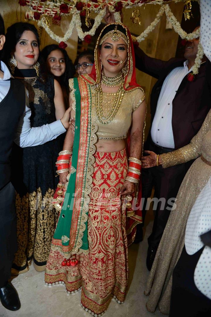 Sambhavna Seth at her Marriage Ceremony