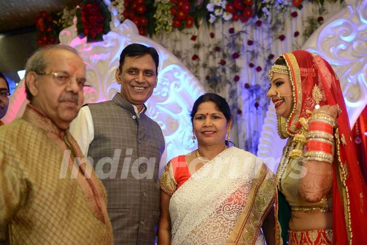 Sambhavna Seth at her Marriage Ceremony