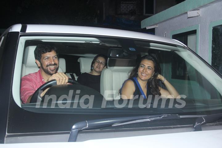 Kabir Khan and Mini Mathur at Katrina Kaif's Birthday Bash