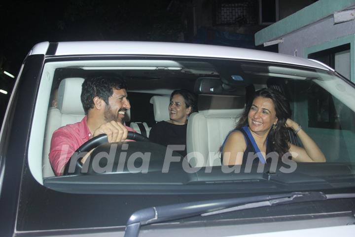 Kabir Khan and Mini Mathur at Katrina Kaif's Birthday Bash