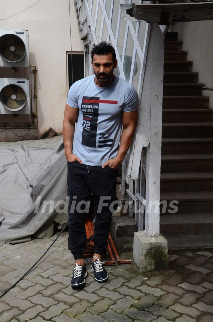 John Abraham Snapped at 'Mehboob Studio'