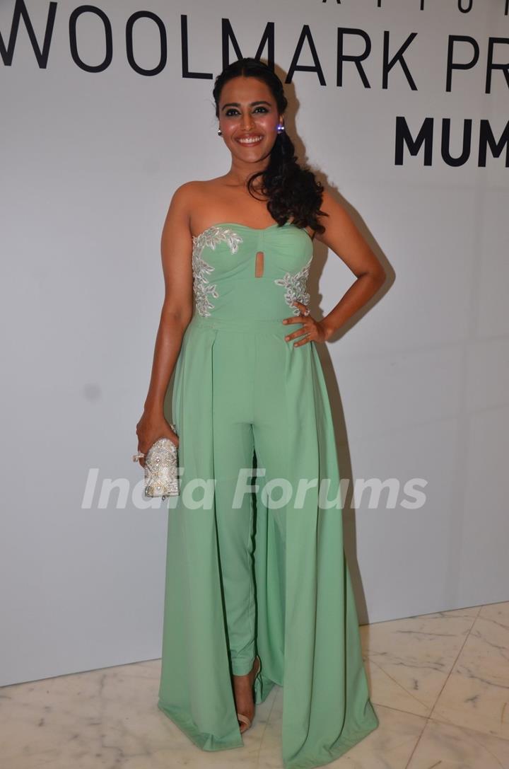 Swara Bhaskar at International Woolmark Prize, Mumbai event