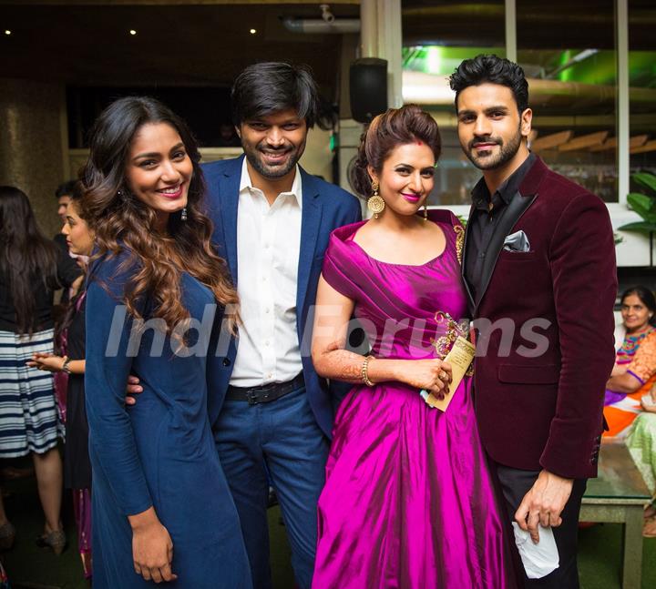 Sana Makbul and Anand Mishra at Divyanka Tripathi - Vivek Dahiya's 'Happily Ever After' Party