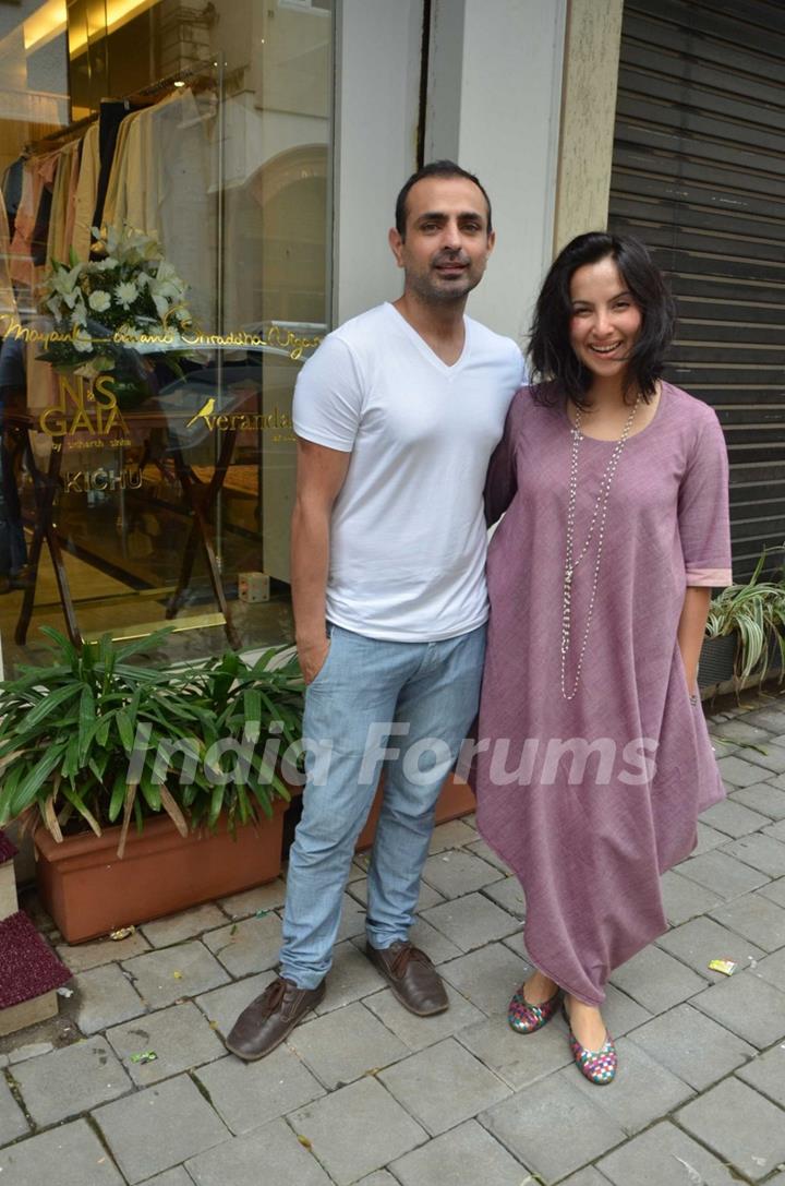 Mayank Anand and Shraddha Nigam at Unveiling of New Collection at ABU-SANDEEP's Fantastique!