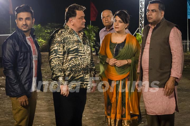 Vir Das, Rishi Kapoor and Paresh Rawal shoots for their upcoming film