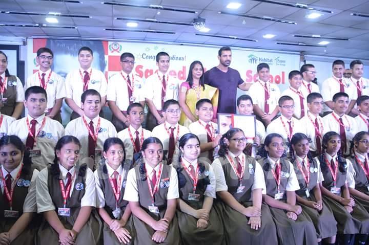 John Abraham at Sacred Heart school event in Kalyan