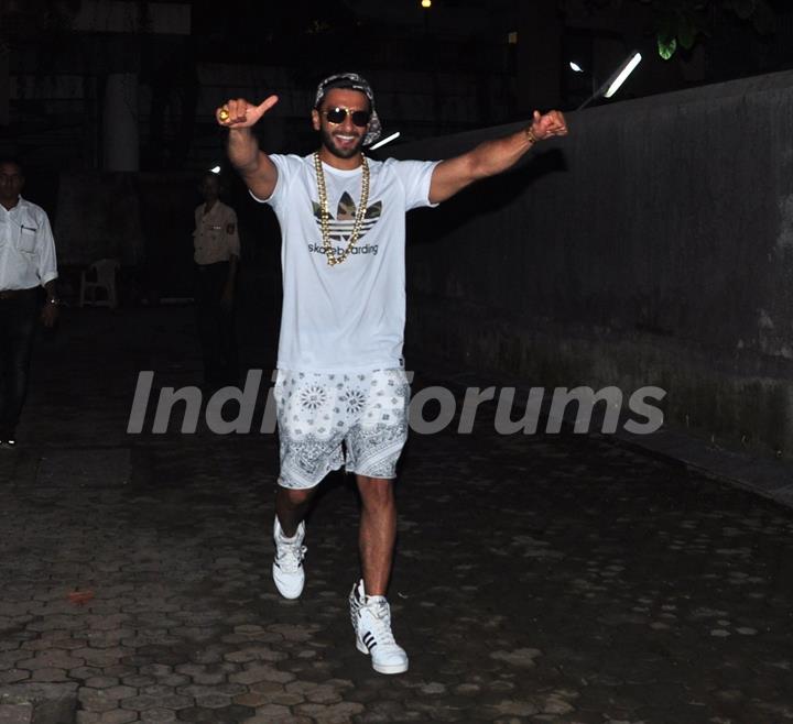 Ranveer Singh snapped at Bhansali's office