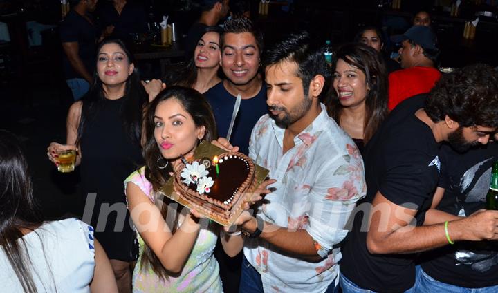 Puja Banerjee at birthday celebration of Kunal Verma at R- ADDA