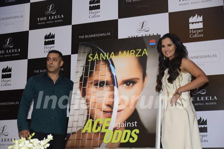 Salman Khan launches Sania Mirza's book 'Ace against Odds'